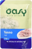 Photos - Cat Food OASY Natural Range Adult Tuna Pouch 70 g 
