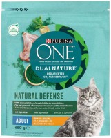 Photos - Cat Food Purina ONE DualNature Natural Defense Adult Chicken 650 g 