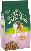Photos - Cat Food James Wellbeloved Adult Cat Oral Health Turkey  10 kg