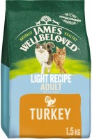 Photos - Cat Food James Wellbeloved Adult Cat Light Turkey  1.5 kg