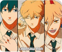 Photos - Mouse Pad ABYstyle Chainsaw Man - Denji, Aki & Power 