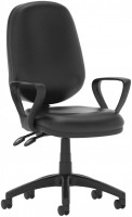 Computer Chair Dynamic Eclipse Plus II Bonded Leather with Loop Arms 