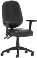 Computer Chair Dynamic Eclipse Plus II Bonded Leather with Height Adjustable Arms 