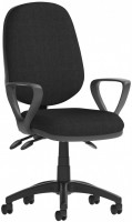 Computer Chair Dynamic Eclipse Plus III Fabric with Loop Arms 