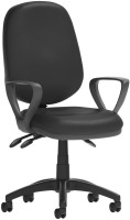 Computer Chair Dynamic Eclipse Plus III Bonded Leather with Loop Arms 