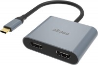 Card Reader / USB Hub Akasa AK-CBCA26-18BK 