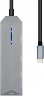 Card Reader / USB Hub Aisens ASUC-4P002-GR 