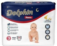 Photos - Nappies Dolphin Pants Midi 3 / 34 pcs 