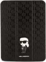Photos - Tablet Case Karl Lagerfeld Saffiano Monogram Ikonik Magnet Allover Cover for iPad 10.9" (2022) 