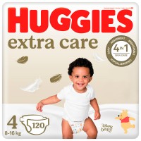 Photos - Nappies Huggies Extra Care 4 / 120 pcs 