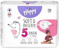 Nappies Bella Baby Happy Soft & Delicate Junior 5 / 38 pcs 