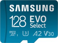 Photos - Memory Card Samsung EVO Select microSDXC + Adapter 128 GB