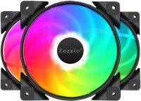 Photos - Computer Cooling Zezzio ZC-120 Colorful 3 in 1 KIT 