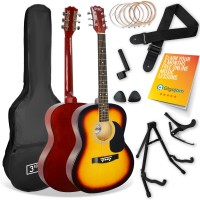 Acoustic Guitar 3rd Avenue Full Size Acoustic Guitar Premium Pack 