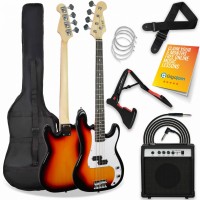 Photos - Guitar 3rd Avenue Full Size Electric Bass Guitar Pack 