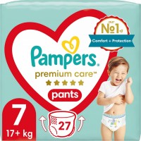 Photos - Nappies Pampers Premium Care Pants 7 / 27 pcs 