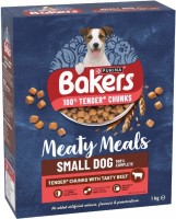 Dog Food Bakers Adult Small Meaty Meals Beef 1 kg 