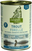 Photos - Dog Food Isegrim Adult River Canned with Trout 