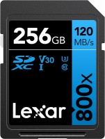 Memory Card Lexar High-Performance 800x SD UHS-I Card BLUE Series 256 GB