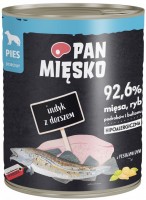 Photos - Dog Food PAN MIESKO Adult Turkey with Cod 