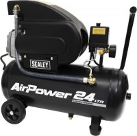 Air Compressor Sealey SAC2420APK 24 L, with a set of pneumatic tools