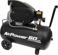 Air Compressor Sealey SAC5020APK 50 L, with a set of pneumatic tools