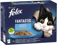 Photos - Cat Food Felix Fantastic Flavors Fish in Jelly 12 pcs 