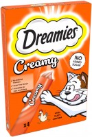 Photos - Cat Food Dreamies Creamy with Tasty Chicken 40 g 