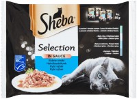 Photos - Cat Food Sheba Select Slices Fish Collection in Gravy 4 pcs 