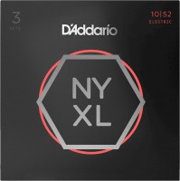 Photos - Strings DAddario NYXL Nickel Wound 10-52 (3-Pack) 