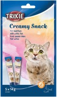 Photos - Cat Food Trixie Creamy Snacks Fish 5 pcs 