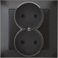 Photos - Socket Ospel Impresja GP-2Y/50 graphite