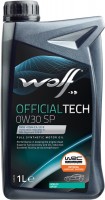 Photos - Engine Oil WOLF Officialtech 0W-30 SP 1 L