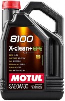 Photos - Engine Oil Motul 8100 X-clean+EFE 0W-30 5 L