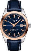 Wrist Watch TISSOT Gentleman Powermatic 80 Silicium Solid 18k Gold Bezel T927.407.46.041.00 