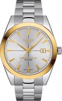 Photos - Wrist Watch TISSOT Gentleman Powermatic 80 Silicium Solid 18k Gold Bezel T927.407.41.031.01 