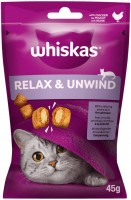 Cat Food Whiskas Snacks Relax and Unwind 45 g 