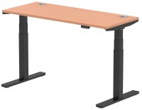 Office Desk Dynamic Air Slimline with Cable Ports (1400 mm) 
