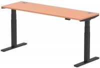Office Desk Dynamic Air Slimline with Cable Ports (1800 mm) 