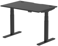 Office Desk Dynamic Air Black Series with Cable Ports (1200 mm) 