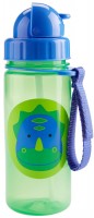 Photos - Baby Bottle / Sippy Cup Skip Hop Zoo Straw Bottle 390 