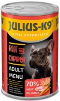 Photos - Dog Food Julius-K9 Vital Essentials Adult Beef Canned 1.24 kg 1