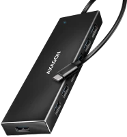 Card Reader / USB Hub Axagon HUE-F7C 