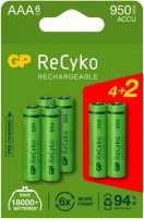 Battery GP Recyko  6xAAA 950 mAh