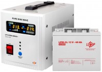 Photos - UPS Logicpower LPY-PSW-500VA Plus + LPM-GL 12V 40 Ah 500 VA