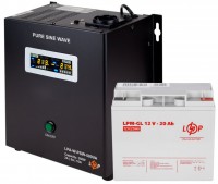 Photos - UPS Logicpower LPA-W-PSW-500VA + LPM-GL 12V 20 Ah 500 VA