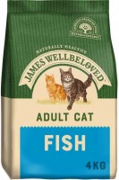 Photos - Cat Food James Wellbeloved Adult Cat Fish  4 kg