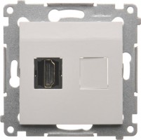 Photos - Socket Simon 54 Series DGHDMI.01/11 white