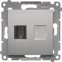 Photos - Socket Simon 54 Series DGHDMI.01/43 silver