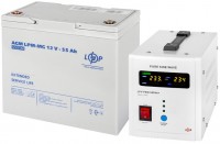 Photos - UPS Logicpower LPY-PSW-500VA Plus + LPM-MG 12V 55 Ah 500 VA